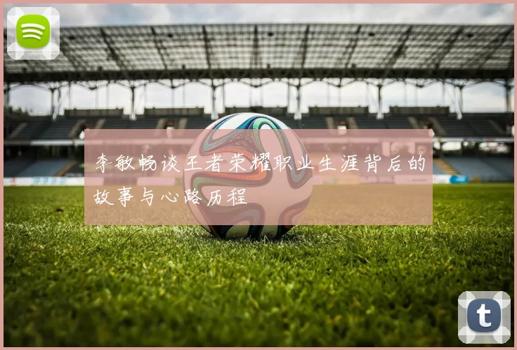 李敏畅谈王者荣耀职业生涯背后的故事与心路历程