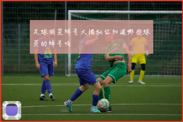 足球明星绰号大揭秘你知道哪些球员的绰号吗